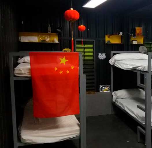 decoración celdas chinas vis a vis